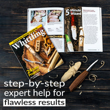Load image into Gallery viewer, Hutsuls K.37 Wood Carving Kit for Beginners - Pre-Sized Basswood Carving Blocks & Sticks for 15 Projects, All-in-One Wood Whittling Kit for Beginners, Includes Wood Whittling Book for Beginners Kids