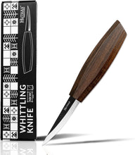 Load image into Gallery viewer, Hutsuls NX-W Wood Carving Knife Woodworking - Elite Woodworking Knife for Whittling Experience, Robust Roughing Knife for Wood Carving Quality, Novice's Dream Wood Whittling Knife for Beginners Carver
