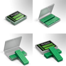 Load image into Gallery viewer, Hutsuls Knife Stropping Compound with Case - (2-Pack, Total 5 Oz) Get Razor-Sharp Edges with Knife Polishing Compound, Green Buffing Compound Bars are Easy to Use with Leather Strop Compound Guide