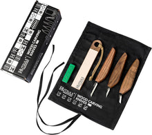 Load image into Gallery viewer, Hutsuls S.06 Wood Carving Knives Kit - Carver’s Choice Whittling Knives for Precision Work, Complete Beginners Whittling Wood Carving Knife Set, Master Craft Wood Whittling Kit for Beginners Kids