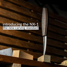 Load image into Gallery viewer, Hutsuls NX-1 Whittling Knife with Leather Sheath - The Carver's Choice, Exquisite Sloyd Knife Wood Carving, Master Craft Wood Carving Knife Woodworking, Quality Sloyd Carving Knife Sheath Included