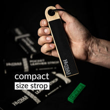 Load image into Gallery viewer, Hutsuls Pocket Knife Strop Kit - Get Razor-Sharp Edges with Pocket Leather Strop for Knife Sharpening, Easy to Use Knife Stropping Kit with Stropping Compound, Stropping Leather Sharpening Strop Block