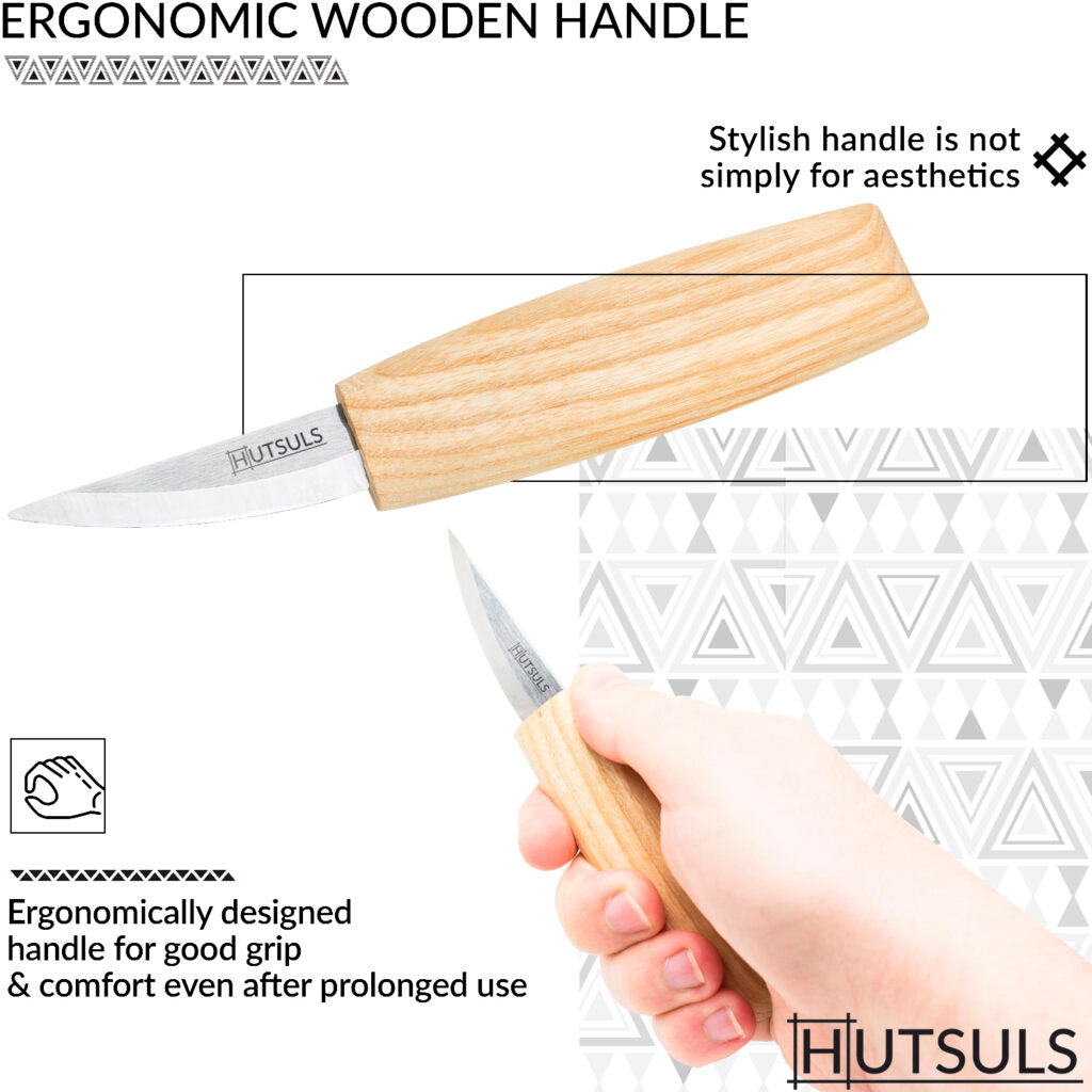 HUTSULS Whittling Knife for Beginners Razor Sharp Wood Carving Knife
