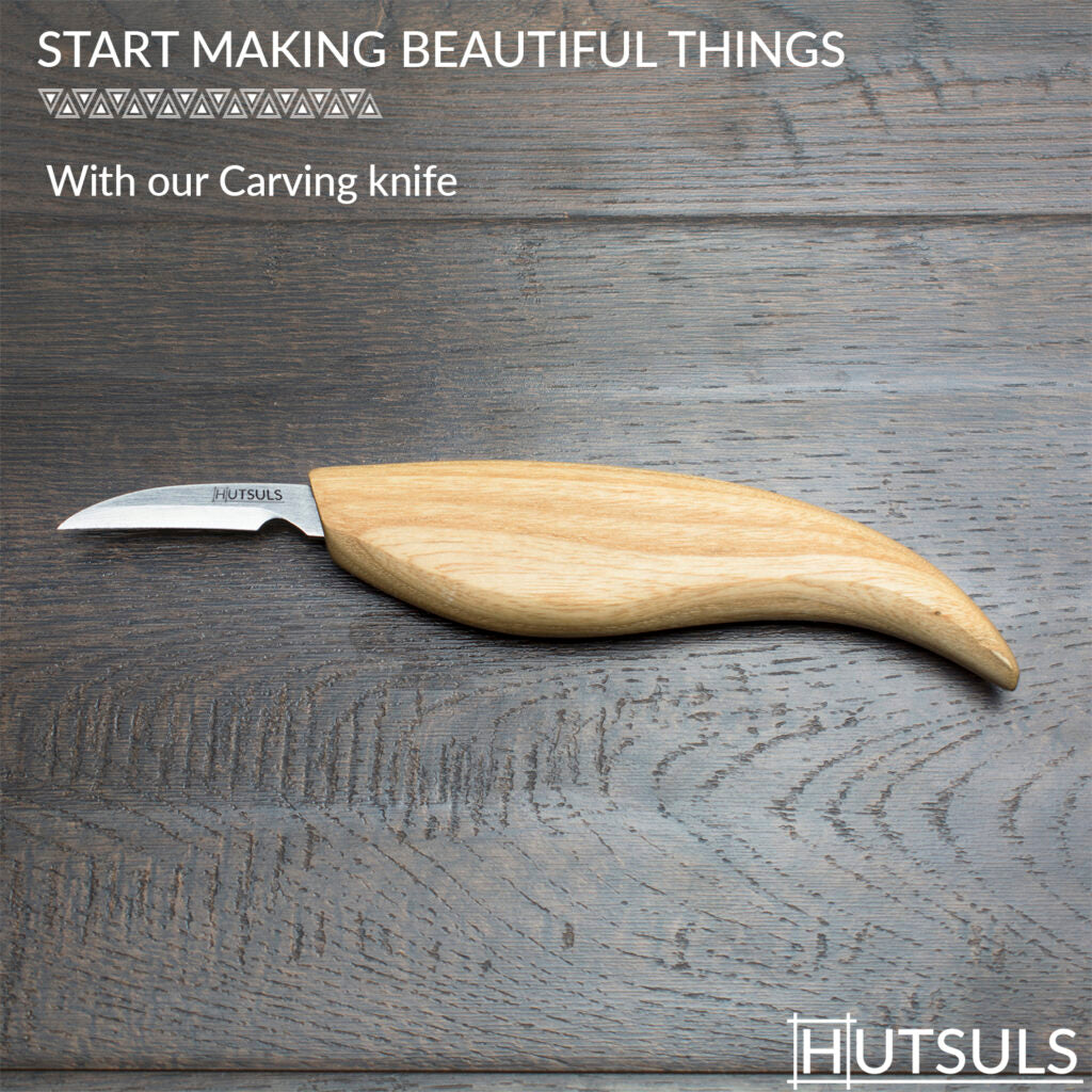 Hutsuls hutsuls wood carving tools set - easy to use 12 pcs mini wood  chisel beginner wood carving kit for adults & kids carving kit